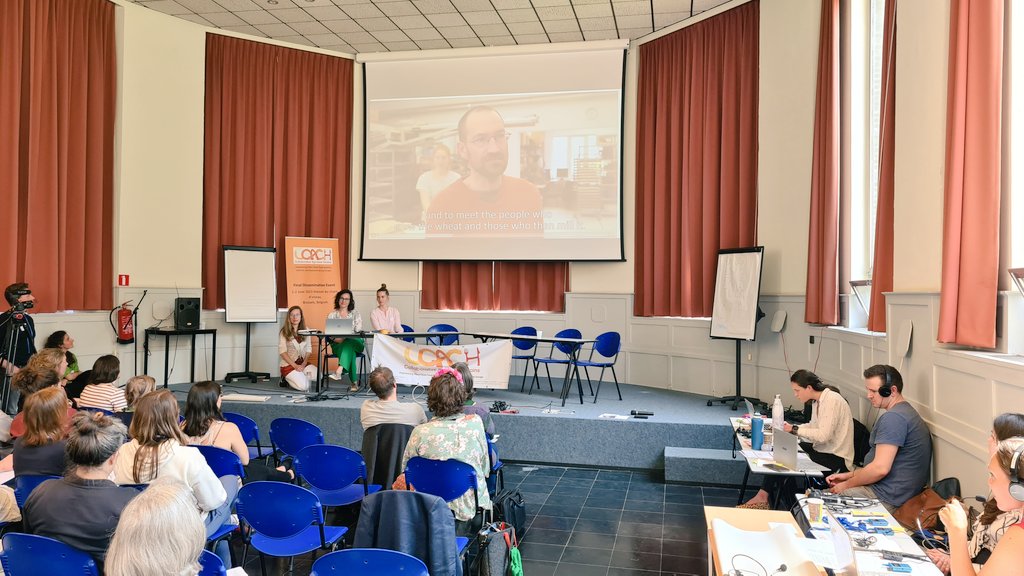 Enlightening presentation from @essrg colleagues on alternative grain economies. Stay tuned for a video and training course.