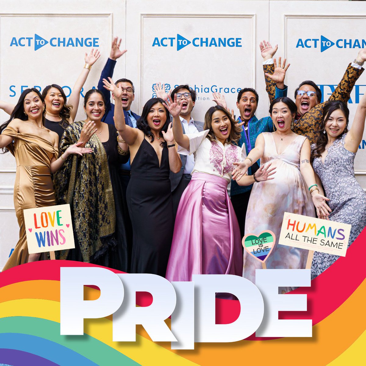 On the first day of #PrideMonth, this is a reminder to #AANHPIYouth that you are loved. 🌈❤️🌈❤️

Be different. Be unique. Be PROUD. 🏳️‍🌈

Take the #antibullying pledge to protect #queeryouth at acttochange.org/#take-the-pled…