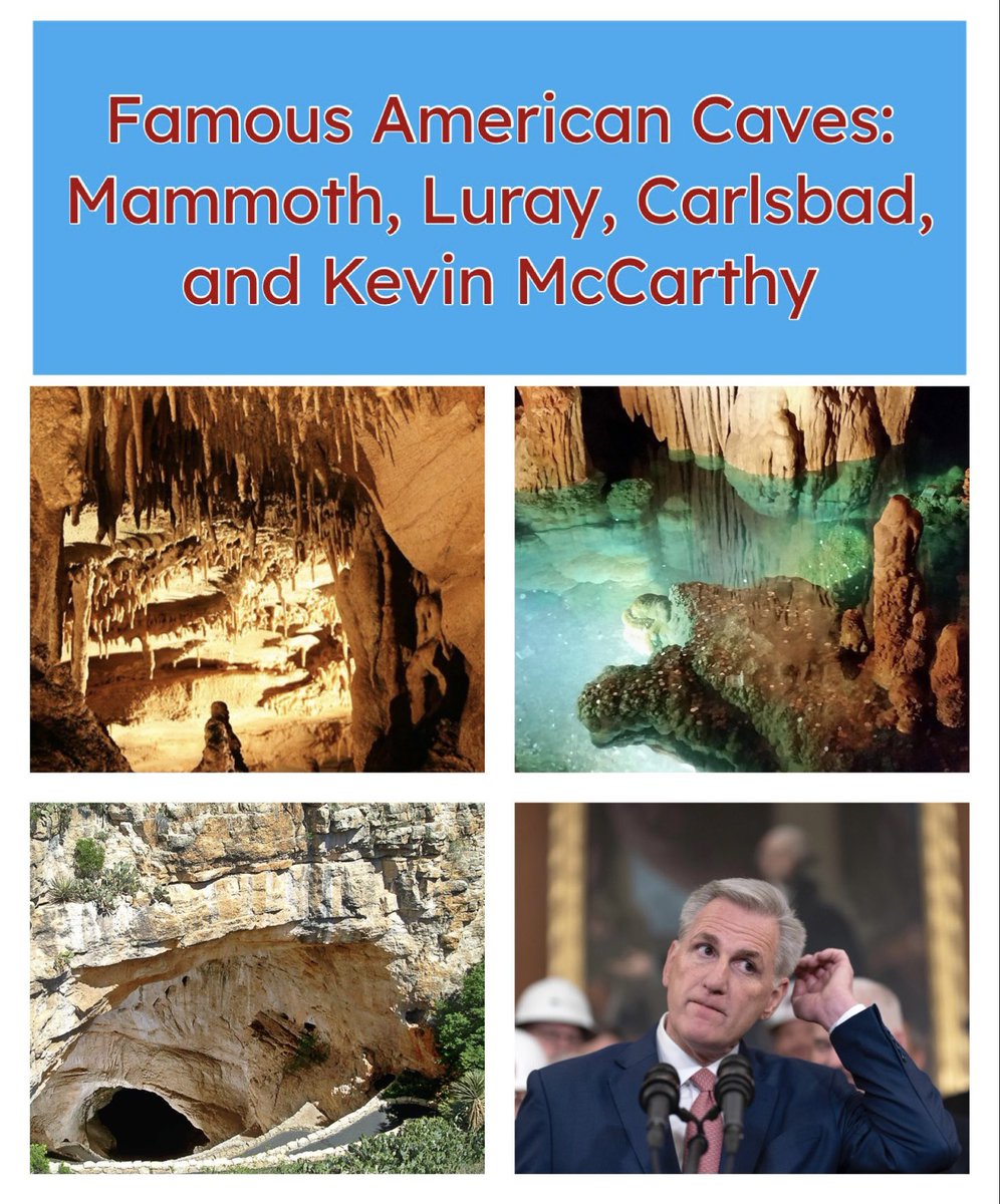 @AOCpress #DebtCeilingAgreement
Thank you. We don't have nearly enough recognition for Americans who identify as geological features, i.e cave/caver/caveself.

Thank you, congresswoman, for helping to end this hateful bigotry.