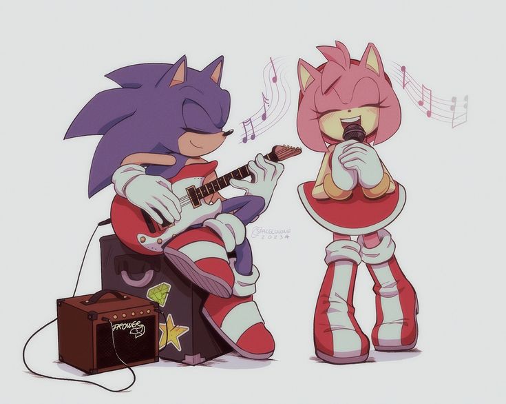 EMI. 🌸 on X: Alone Together #sonicthehedgehog #sonamy