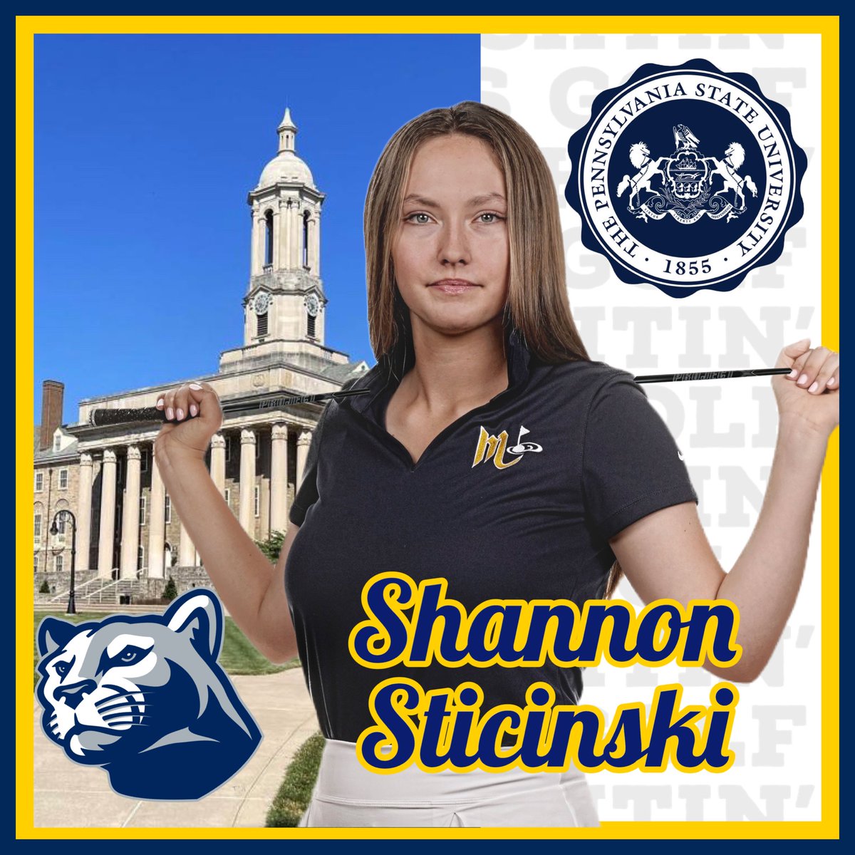 PlanetsGolf's tweet image. Congratulations to Mars Fightin'
Planets golfer Shannon Sticinski  who will be graduating tomorrow. Shannon will be attending Penn State University in the fall.

Your graduation isn't the end, it's the beginning.

You will FOREver be a Fightin' Planet!
