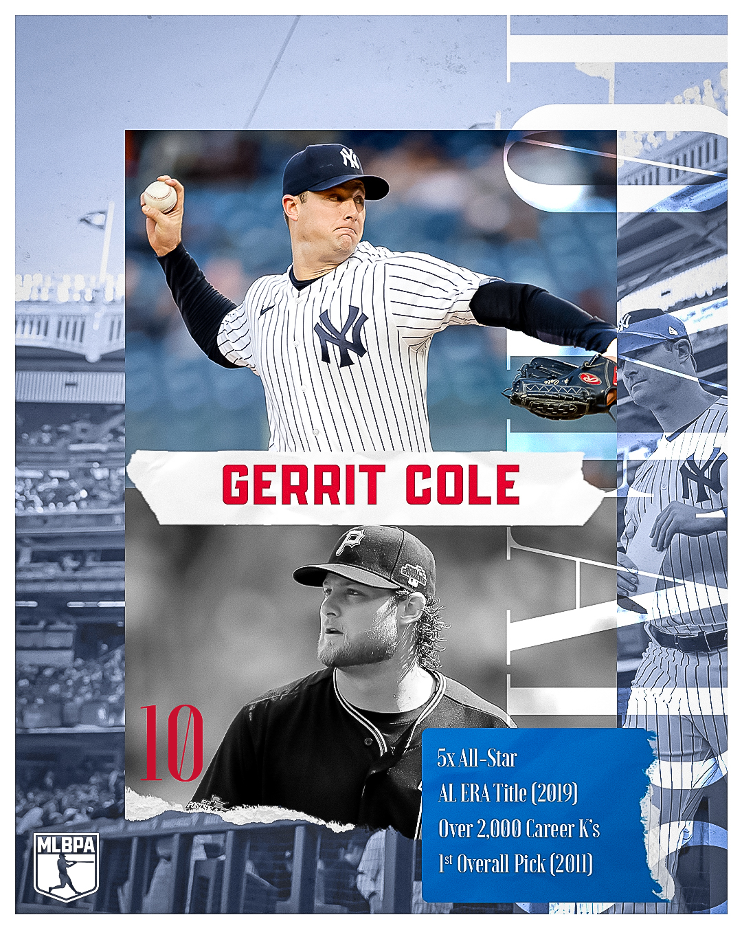 MLBPA on X: Gerrit Cole, a SoCal native & former