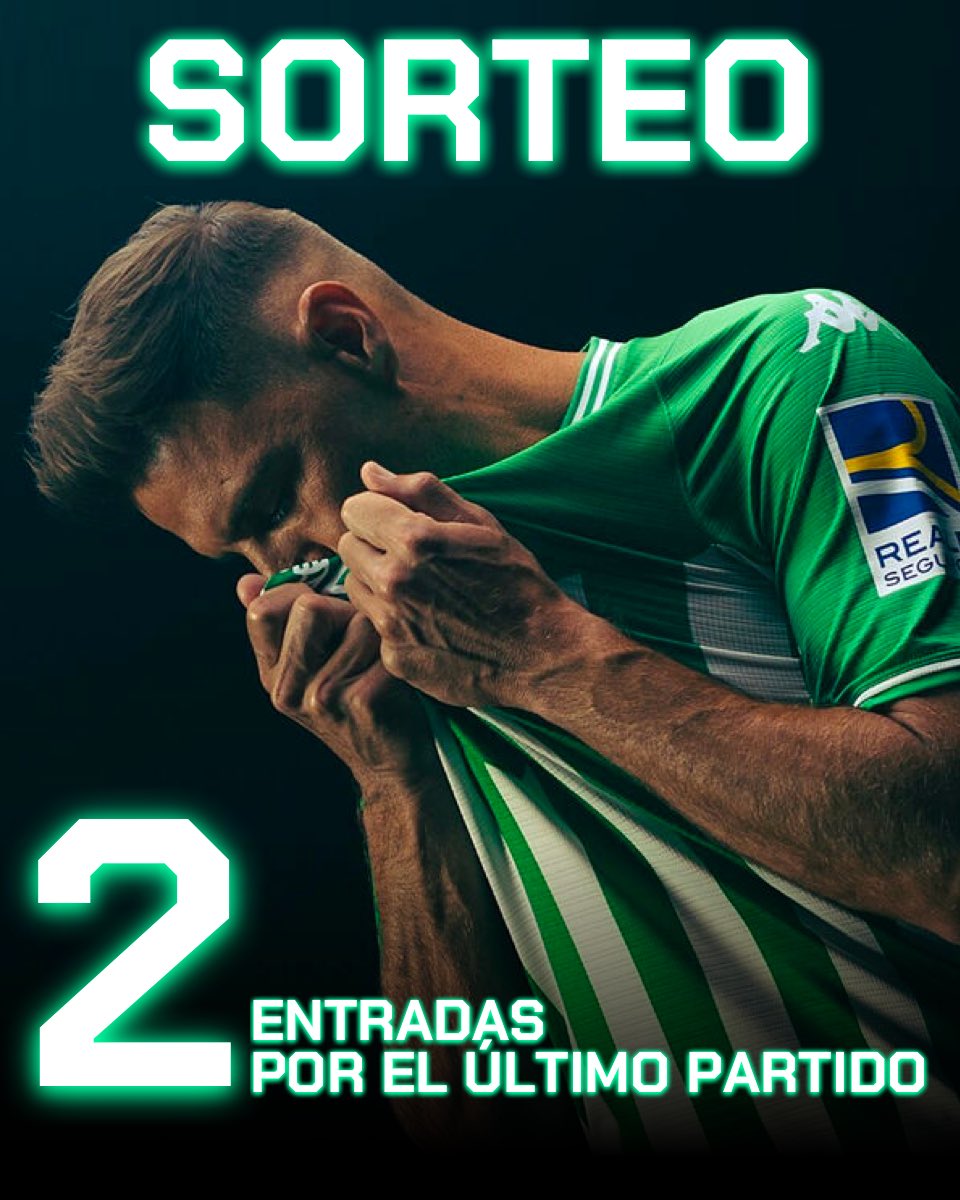🚨 🏟 ¿Quién quiere venir a ver el último partido de Joaquín en casa?

Gana 2 entradas para el #RealBetisValencia 💚

¿Cómo conseguirlas?
1⃣ RT y dale like a este tweet.
2⃣ Entra en fanzclub.com/realbetis/expe… y haz clic en "participar" 📲
3️⃣ Sigue a @the_Fanzclub y <a href="/ElMagoBotas_/">El Mago de las Botas Blancas</a>