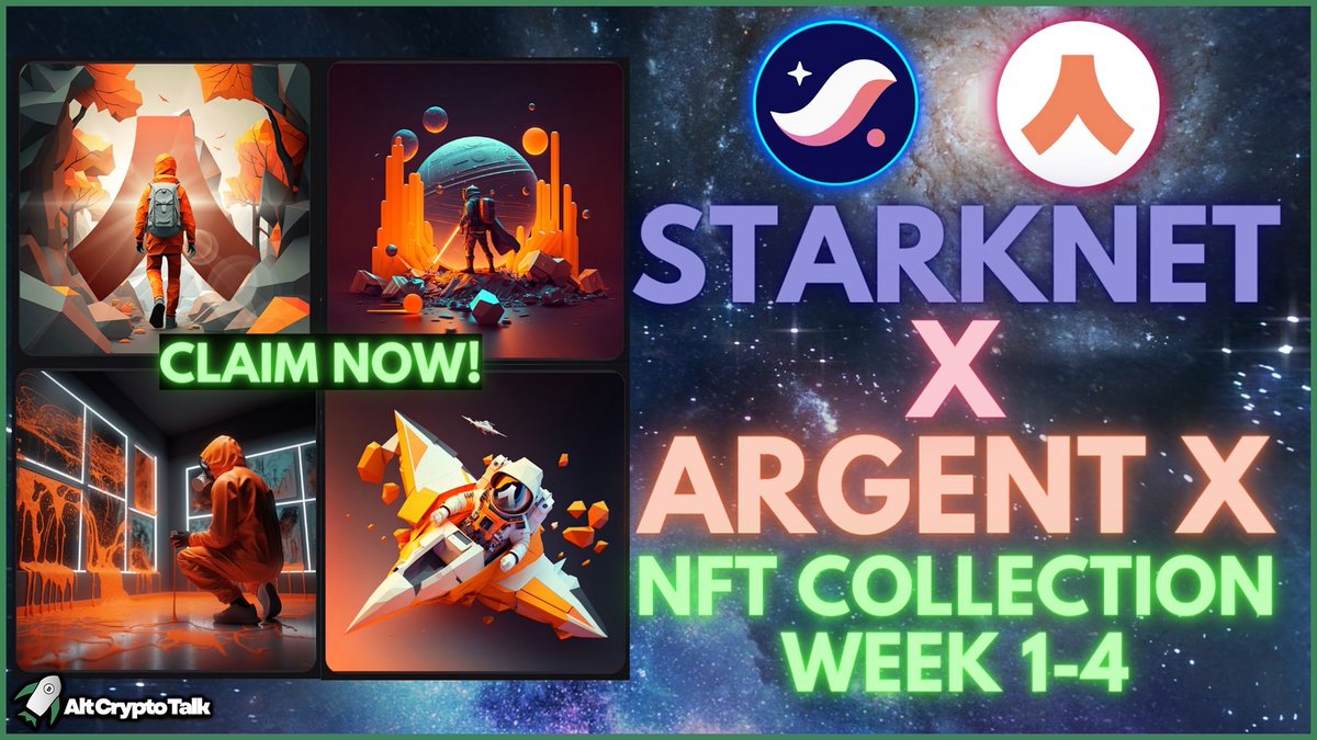 CLAIM Your Argent X NFTs | Starknet Airdrop Update

#Starknet #ArgentX #NFT #CryptoAirdrop

Watch here:
youtu.be/QvoZ3B5oe08