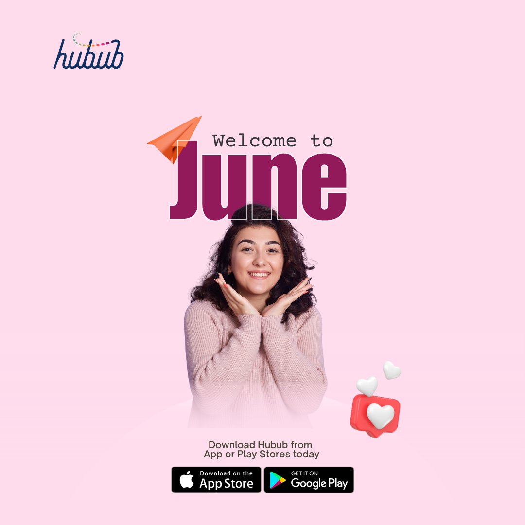 hububinc's tweet photo. Welcome to June!!!

#ThursdayMotivation #thursdayvibes #newmonth #happynewmonth #June1st #hubub https://t.co/nsNJGYpFji