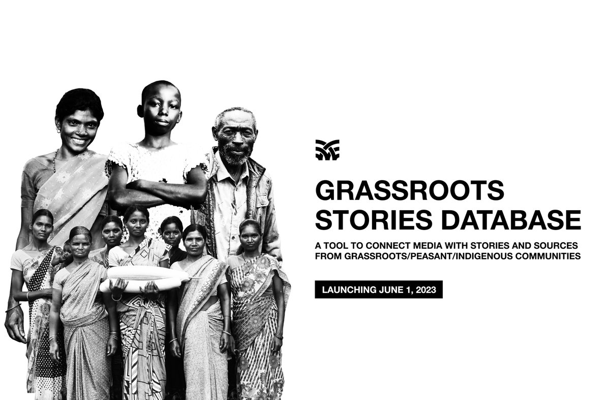 🚀 The Grassroots Stories Database launches today!

Find story ideas. Access frontline sources in #climate, #food, and #environmental issues. Elevate underreported voices and narratives. Sign-up for 1st access here!👇
forms.monday.com/forms/543519ed…