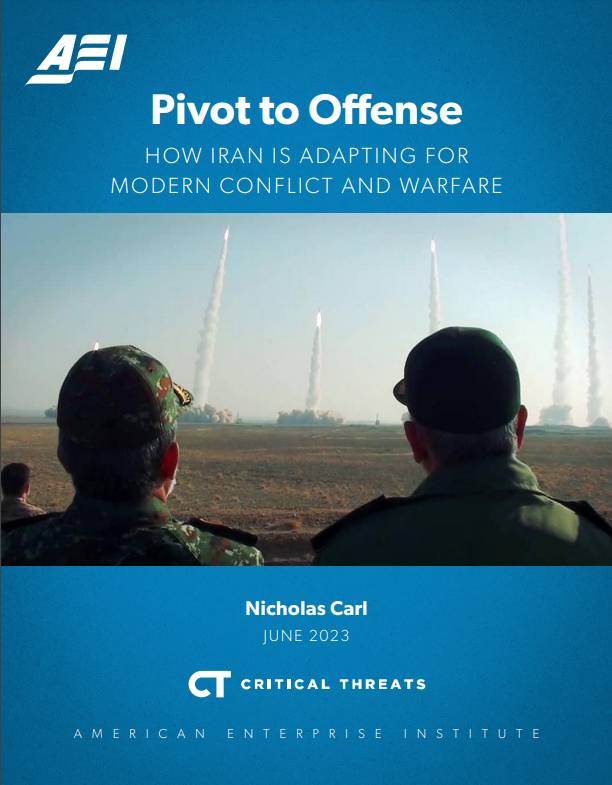 NEW REPORT | #Iran has embraced an offensive regional strategy to adapt for modern conflict and pursue external objectives more effectively. Read <a href="/NicholasACarl/">Nicholas Carl</a>’s <a href="/criticalthreats/">Critical Threats</a> and @aei report here: criticalthreats.org/analysis/pivot…