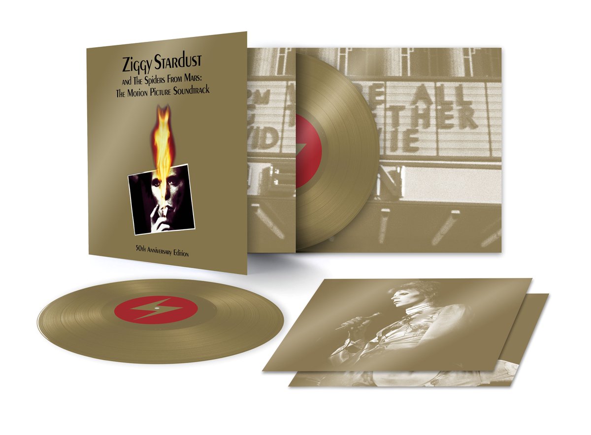BSR_est2020's tweet photo. Just Announced: @DavidBowieReal - Ziggy Stardust and the Spiders from Mars: Soundtrack (50th)
Variant: 2xLP Limited Gold Vinyl
Pre-Order Here: https://t.co/ZE7CHrTUXt
#davidbowie #beablackstar #vinyl #supportyourlocal https://t.co/jshCts7nlh