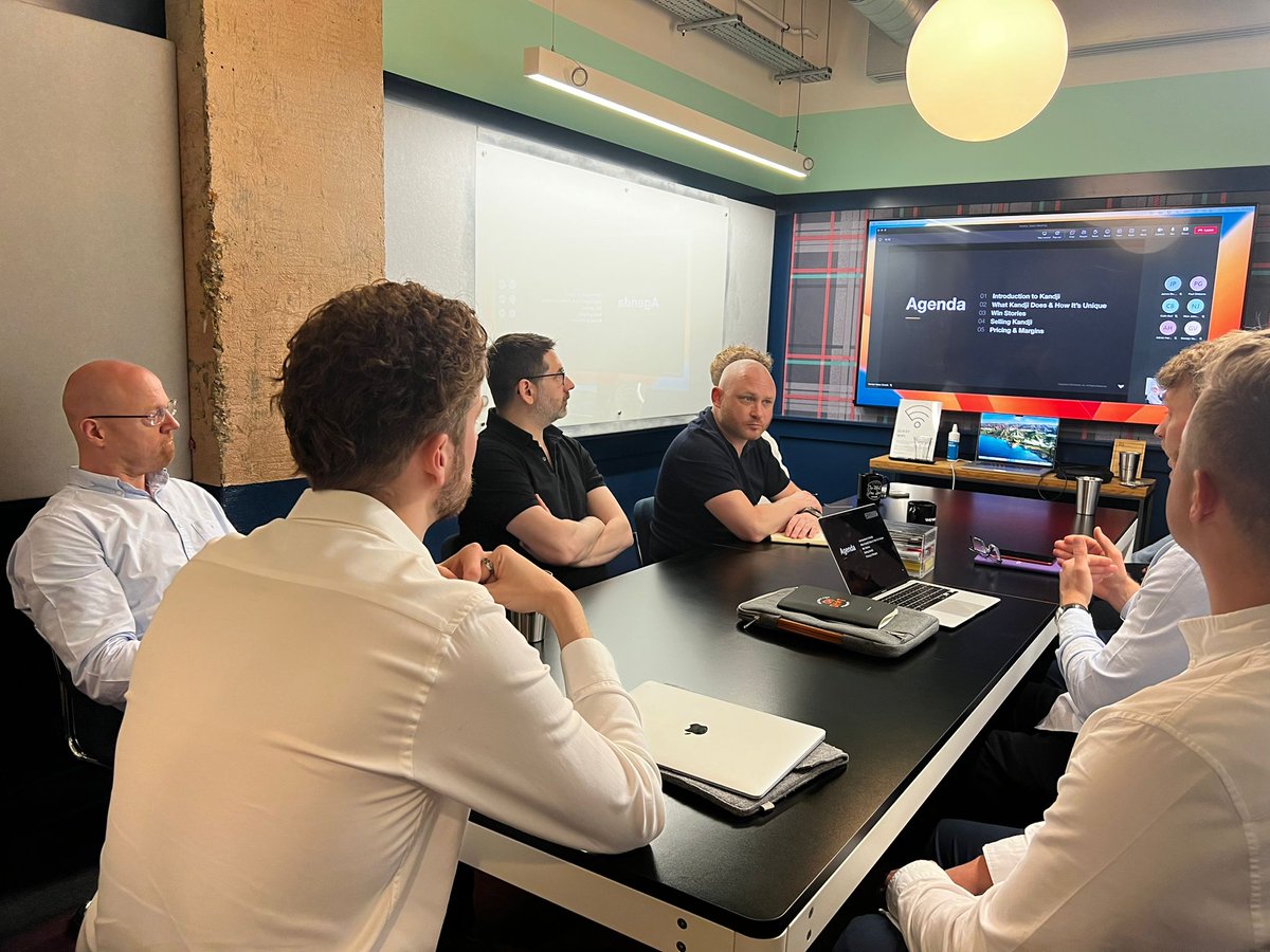 Trams | Econocom (@tramsltd) on Twitter photo The team had a great opportunity to connect with Kandji this morning. During the meeting we explored their device management solution and its potential advantages for end-users. If you'd like to delve deeper, reach out to your account manager or reply to this post.
#apple #MDM The team had a great opportunity to connect with Kandji this morning. During the meeting we explored their device management solution and its potential advantages for end-users. If you'd like to delve deeper, reach out to your account manager or reply to this post.
#apple #MDM