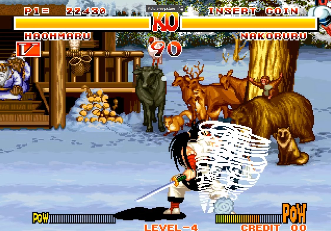GamerDeMeia's tweet photo. 🕹️Samurai Shodown
🏢 SNK | 1993
🎛️Neo Geo MVS
👥1-2 jogadores
🎮Luta
📝Clássico jogo de luta que se passa no Japão feudal. aqui se origina o termo "Footsies" que é aquela dança entre dois lutadores, um esperando a guarda aberta do outro para um ataque devastador. ⚔️ #arcadeverse https://t.co/6cnd5Khodm