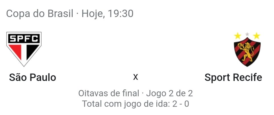 RDG_Oficial's tweet photo. Hoje tem #Tricolor 🇾🇪
⚽ São Paulo x Sport (oitavas de final)
🏟 Morumbi 
⏰ 19h30
🏆 Copa do Brasil
📺 Prime Video https://t.co/2TxVzXsXNg