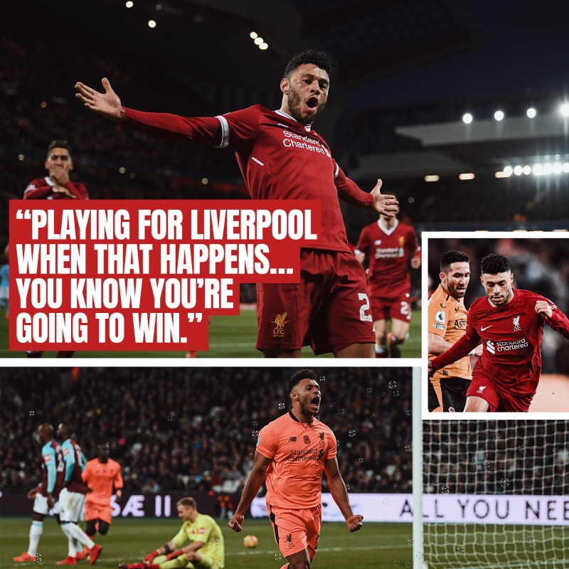 LFC's tweet photo. 'I felt a bit unstoppable' - Alex Oxlade-Chamberlain reflects on LFC journey 🗣️