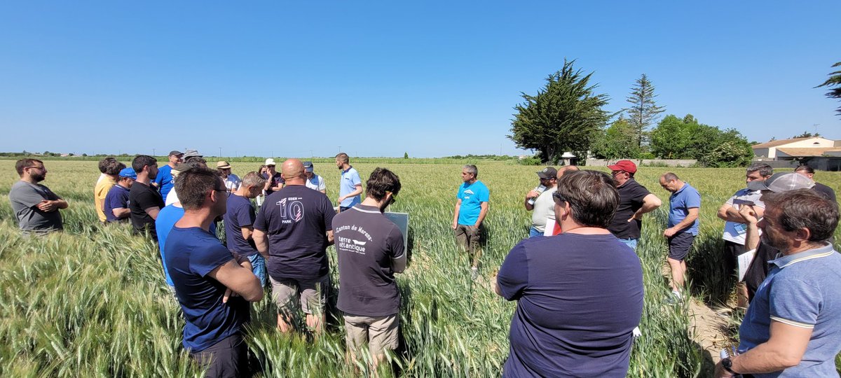 Aujourd'hui visite des multiples essais du <a href="/CDPMagri/">CDPM</a>, toujours aussi instructif, merci à l'équipe 😊