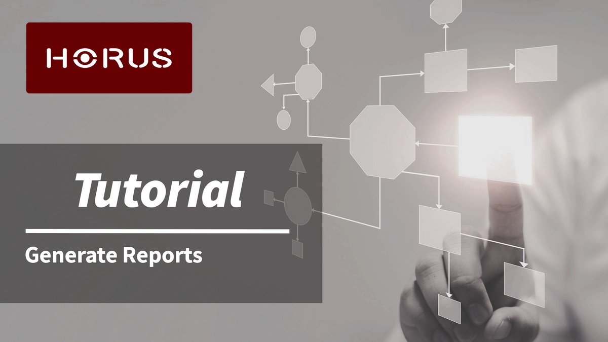 The eighth episode of our tutorial series is all about report generation in #Horus. Learn how to quickly and easily generate reports of your process flows, including model elements and descriptions: youtu.be/L_FozR9ARGE #bpm #report