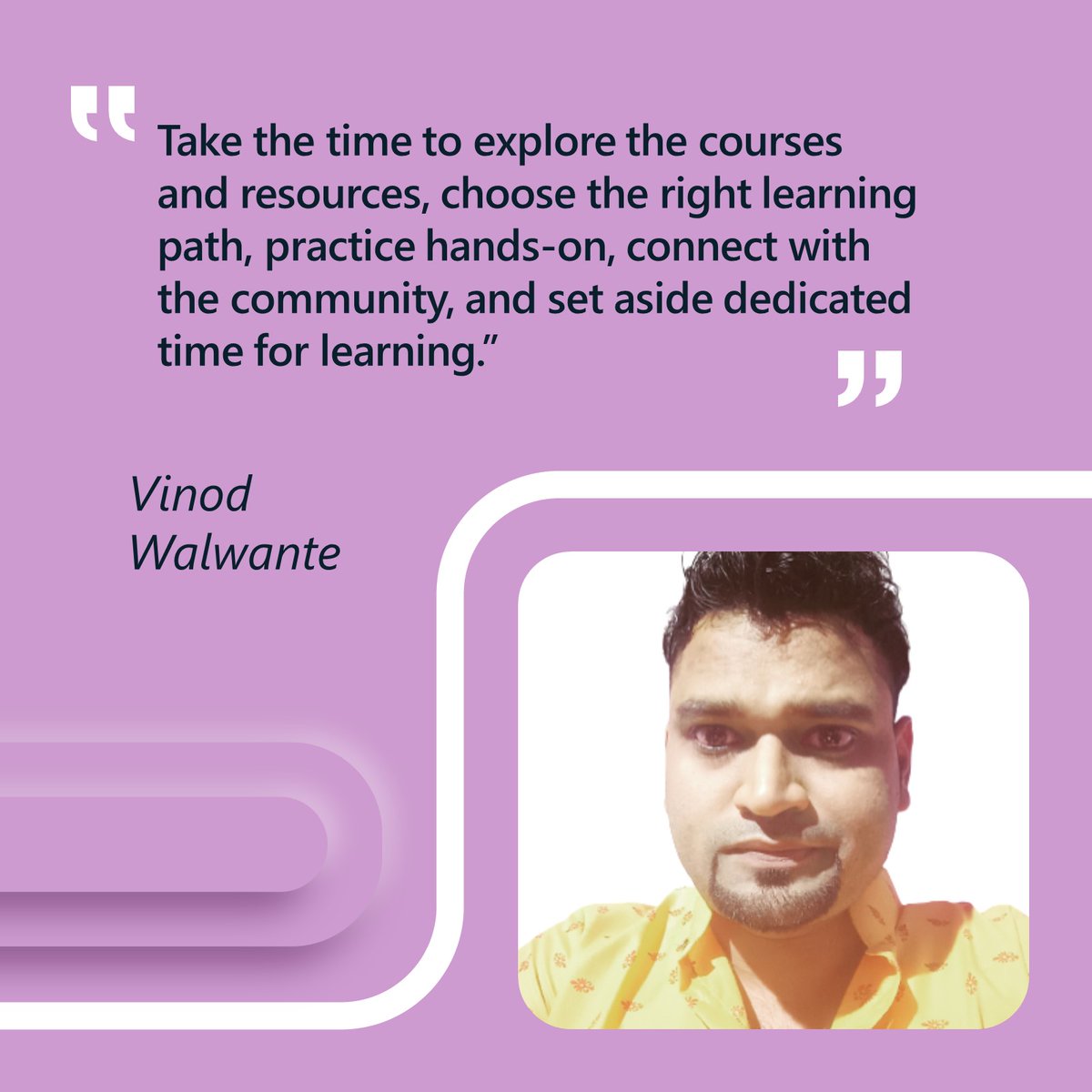 We couldn't have said it better ourselves, Vinod. 🤓 

Stay tuned for more advice from our community and in the meantime, explore the Microsoft Learn Community: msft.it/6010gesXA