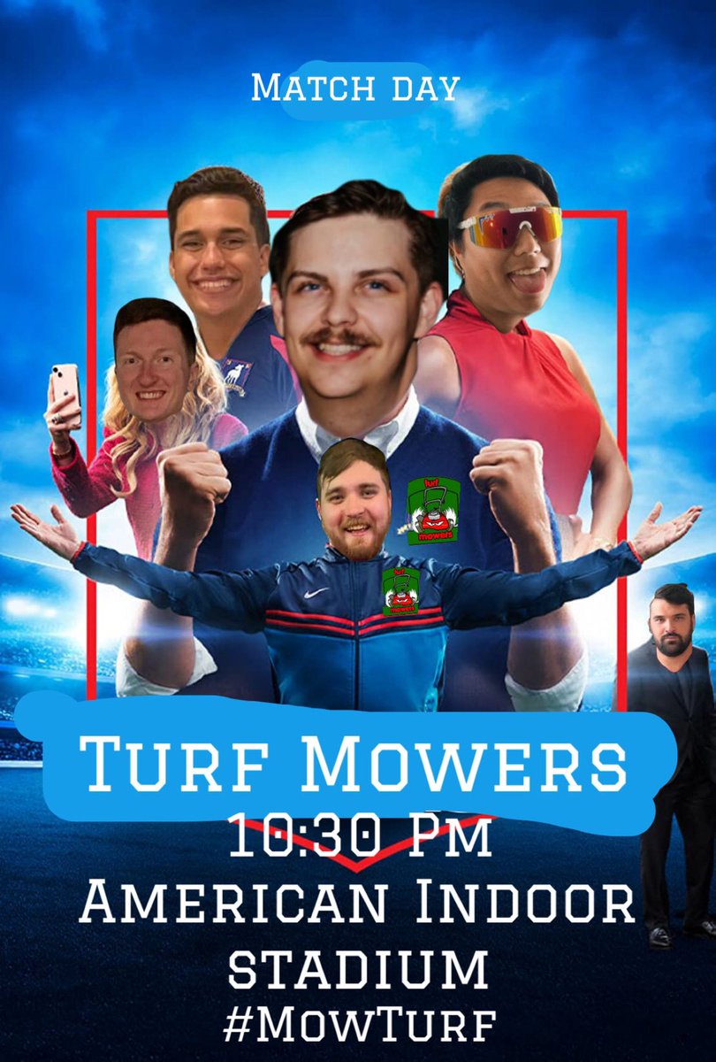 TurfMowers's tweet photo. Time to believe! It’s Match Day once again for your TurfMowers! Come see us tonight at 10:30 pm at the indoor! #MowTurf https://t.co/tz3mIvJ6Xt