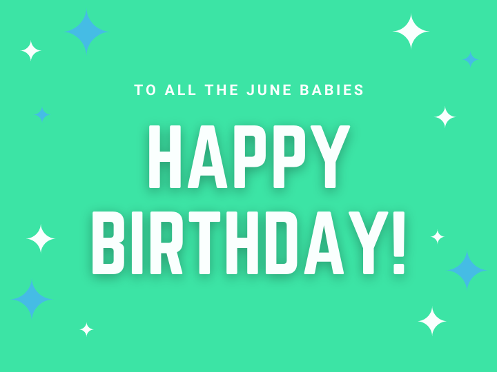 msheppard69's tweet photo. Happy birthday to all our friends born in the month of June! From all of us at our agency, we are wishing you a great year ahead. 
Tag someone below so we can wish them a very happy birthday! https://t.co/rcVlAZrl6q