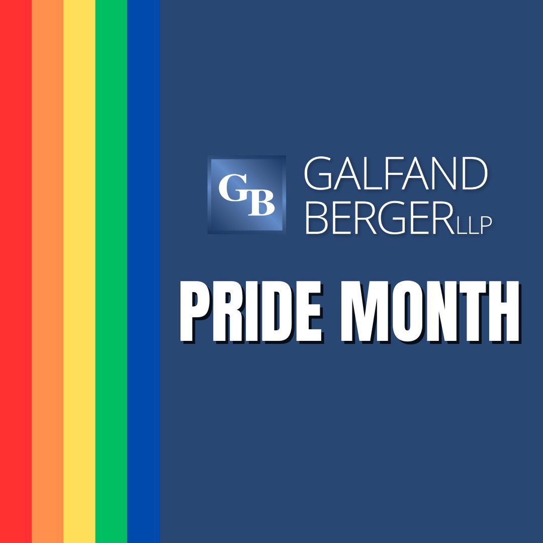 LGBTQ Pride Month is about love, strength, support, equality, and much more!

#GalfandBergerLLP #PhilaLawFirm #Lawyers #PrideMonth