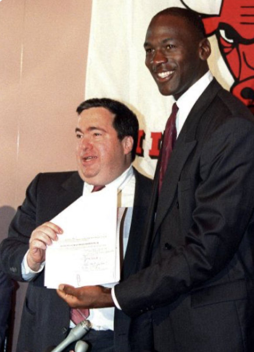 #Bulls Jerry Krause: “[Michael Jordan] never came to me and asked for other players [or] to draft a player. He thought he was so good he could win without them.”