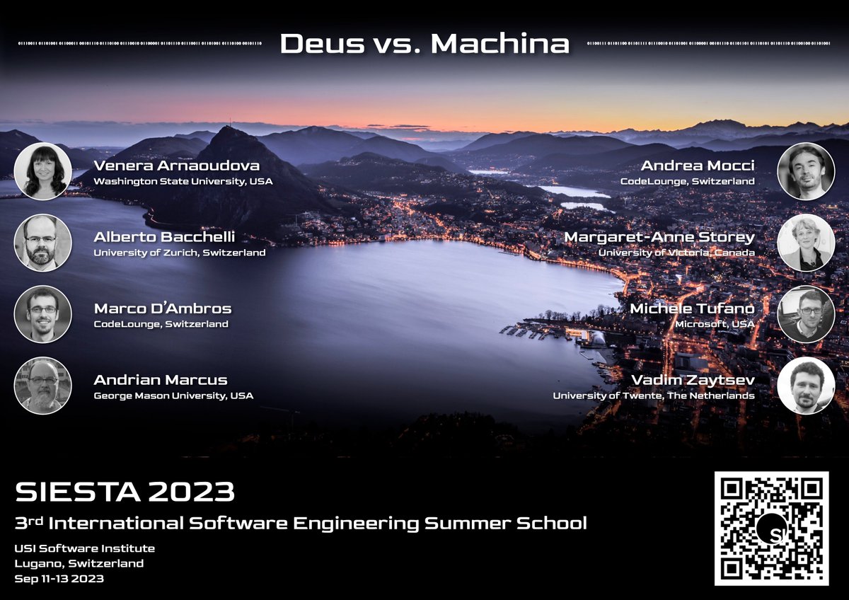 Are you looking for an exciting #SoftwareEngineering summer school? Look no further: #SIESTA23 is the one for you! ℹ️ siesta.si.usi.ch/2023/