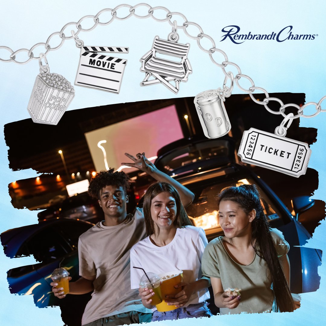 We have everything for the movie buff in your life.

Fill your charm bracelet with items that bring back precious memories ,we have all the unique charms for your bracelet.

#drivein #summernights #summermemories #charms #movielover #moviebuff #rembrandtcharms