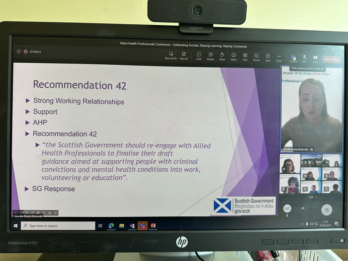 What an Achievement for Forensic AHPs in Scotland - Barron report recommendation 42 - disclosure guidance document is complete and launched at todays Forensic AHP conference! Making the disclosure process clearer! @dtbarron @scotgov @MoiraForensicOT #ForensicAHPConf2023