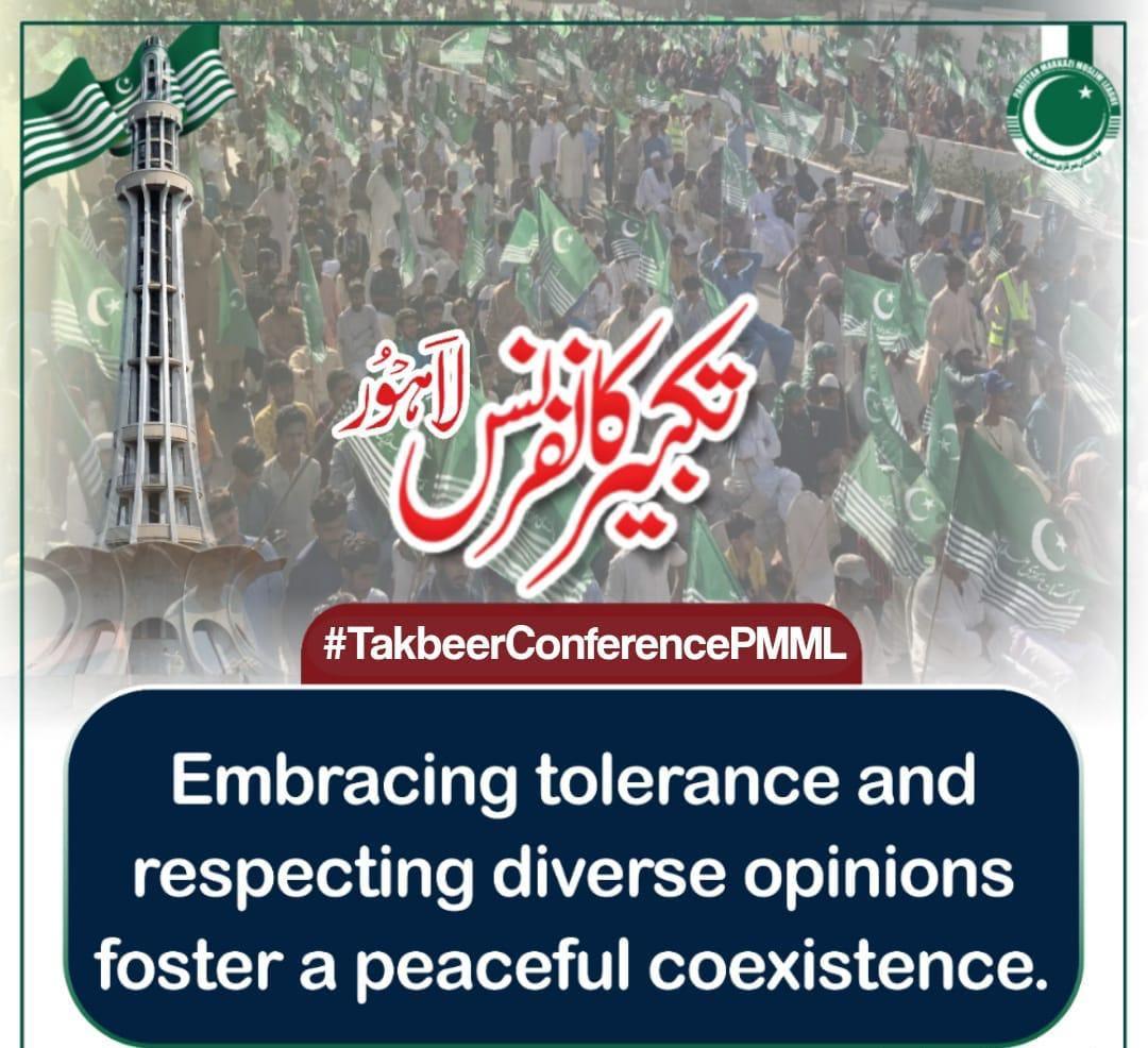Ambreensmagic's tweet image. Embrace tolerance and respecting diverse opinions foster a peaceful coexistence. Thanks to PMML for making it sure 
#TakbeerConferencePMML