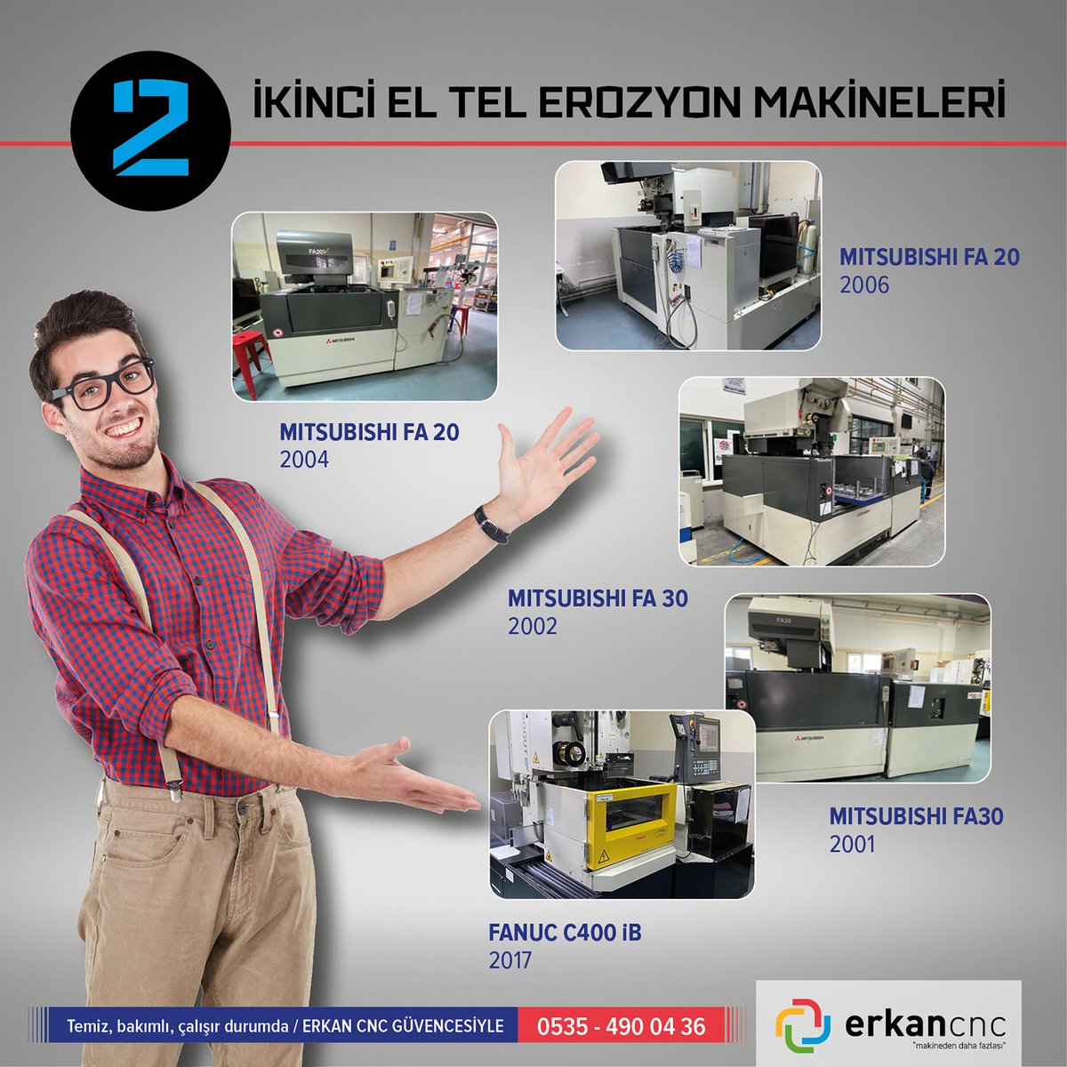 Erkancnctr's tweet photo. Tel erozyonda üretim verimliliğinizi 2.el makinelerimiz ile artırın.
🔸Hemen teslim

Detaylı bilgi için: 0535 490 04 36

#telerozyon #ikincielcncmakine #cncmakine https://t.co/advED8AznY