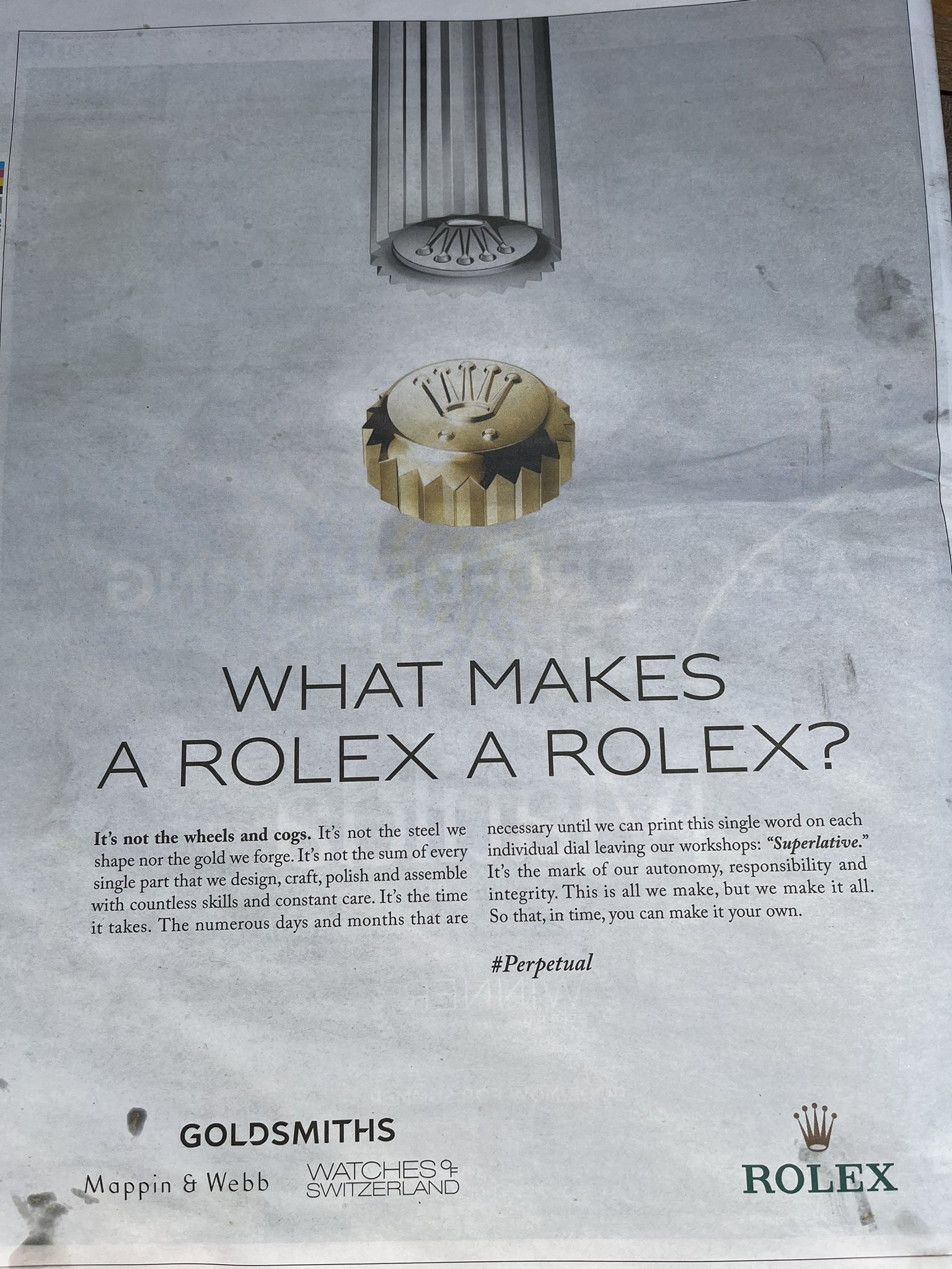 Used rolex deals goldsmiths