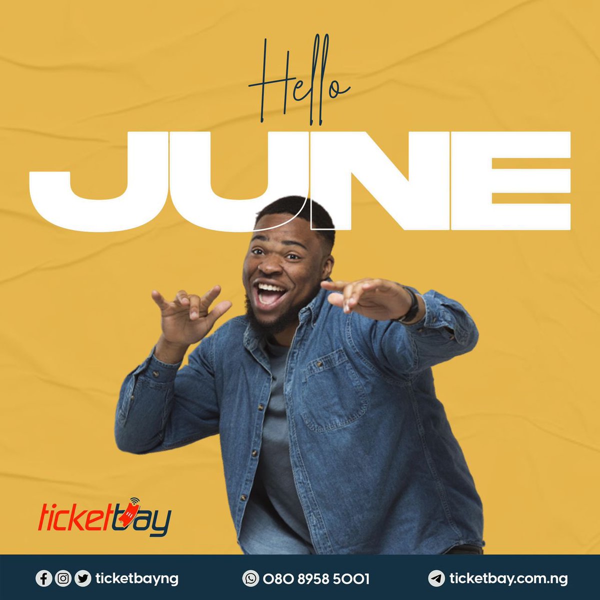 ticketbayng's tweet photo. Happy new month. https://t.co/L6YxCQzr0I