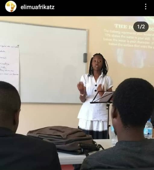elimuafrikatz's tweet photo. Congratulations! Dear Vivian,

Her journey began with Elimu Afrika in 2019, where standing in public and saying a word was like a nightmare. 

She took a step to learn and grow. Her disciple and commitment made her go this far. 

We can't be more proud than we already are 🙏🤝 https://t.co/qP6Q8msjcx