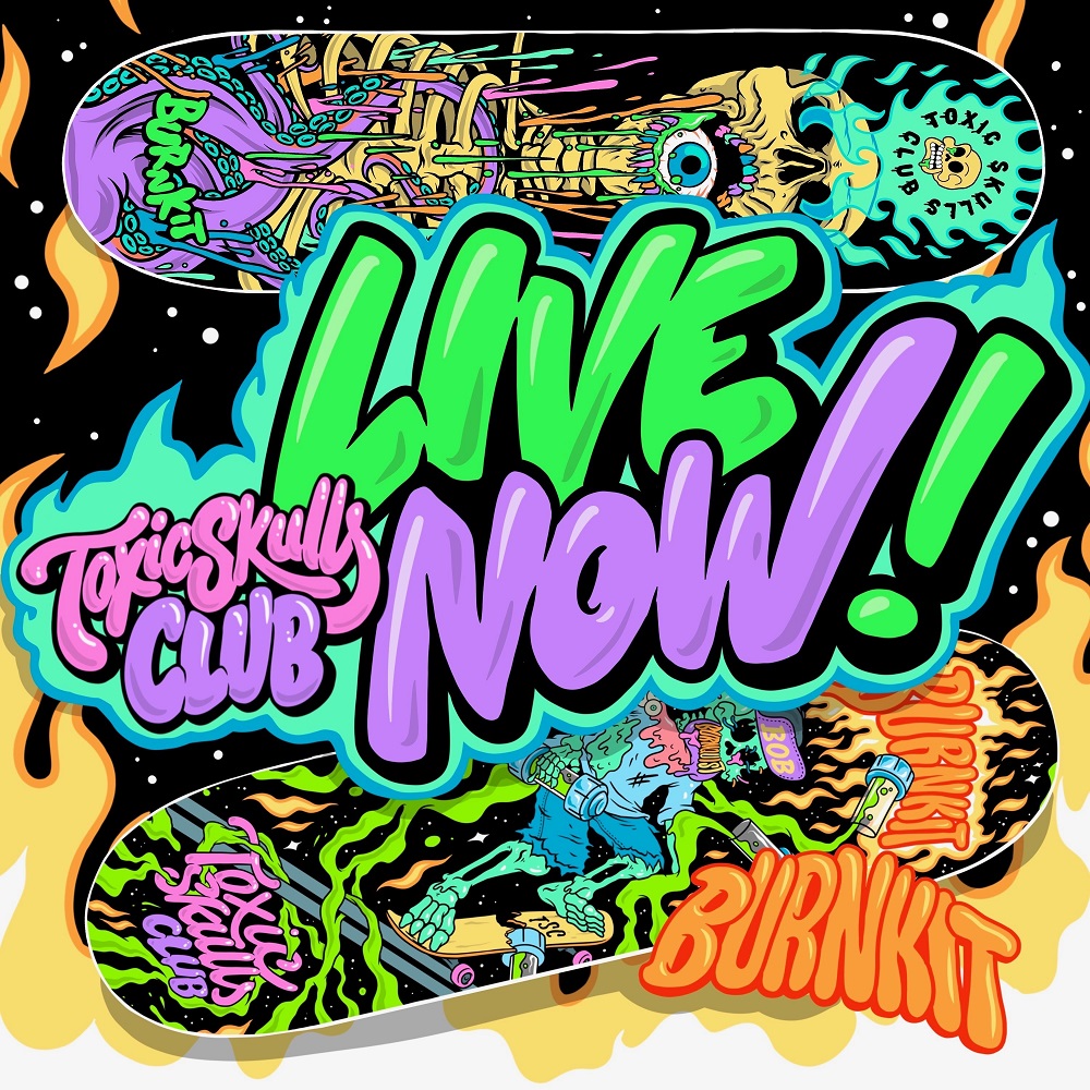 🔥🛹 TSC x Burnkit collaboration NOW LIVE! 

Custom #skateboards meet #digitalcollectibles. 

Plus, a fresh #merch line inspired by the collab. 🎉 

For all the details, join our Discord. 

Stay safe - follow official links only. 

shop.toxicskullsclub.io

#TSCxBurnkit
