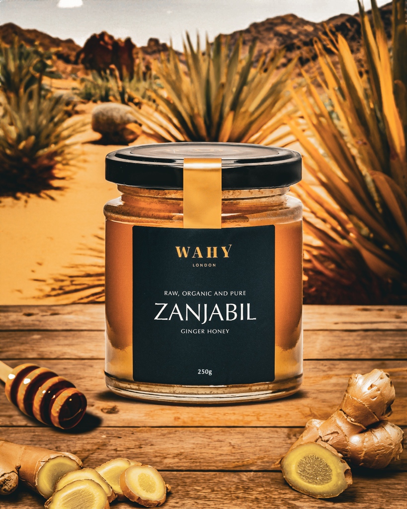 🍯🌶️ Experience a thrilling dance of flavours with our Zanjabil Ginger Honey.

Shop now: wahylondon.com/collections/or…

#ZanjabilGingerHoney #SpicySweetness #HealthfulDelight #AntioxidantPowerhouse #WellnessInAJar #HoneyLovers #GingerKick