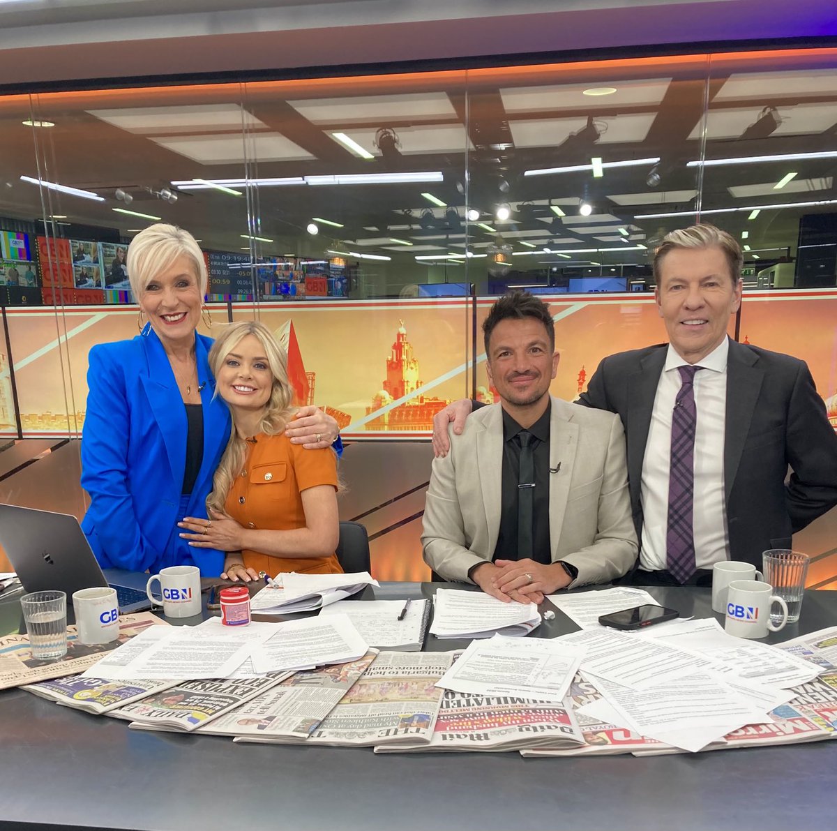 DawnNeesom's tweet image. That’s a wrap on brilliant week of ⁦@GBNEWS⁩ shows with fab ⁦@toryboypierce⁩. Thank you all for watching &amp;amp; lovely comments🙏🏻Joy to hand over ⁦@elliecostelloTV⁩ #PeterAndre #Breakfast 🥰 Me &amp;amp; Andrew on hols next week. Not together obvs…😈😉#GBNews