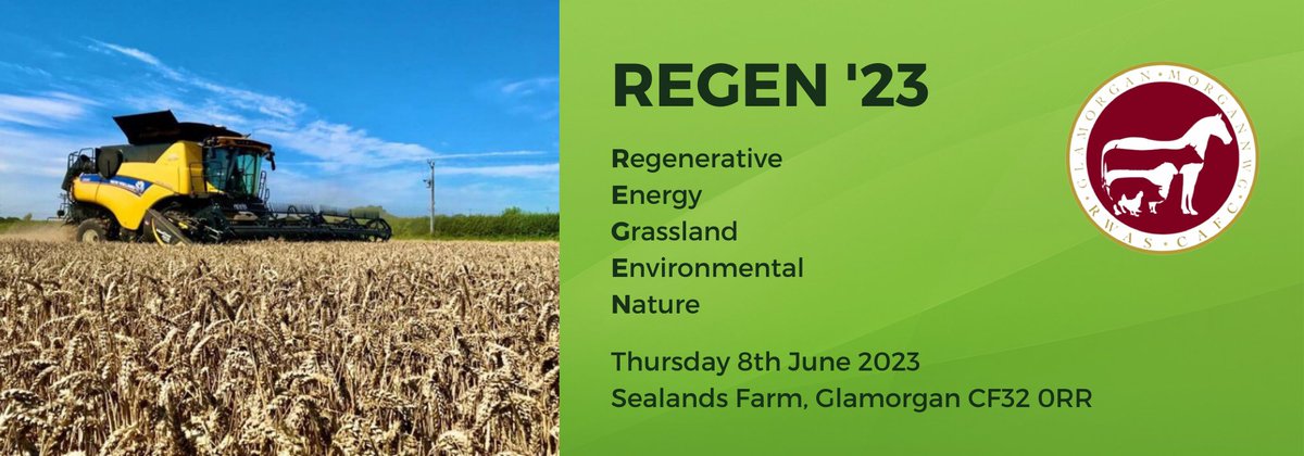 💥 1 week to go... 💥
🏴󠁧󠁢󠁷󠁬󠁳󠁿Come & visit our stand at REGEN'23 🏴󠁧󠁢󠁷󠁬󠁳󠁿
📅Thursday 8th June 2023 10.00am-5.00pm
📌Sealands Farm, St Brides Major CF32 0RR
@royalwelshshow 
@GlamorganRwas