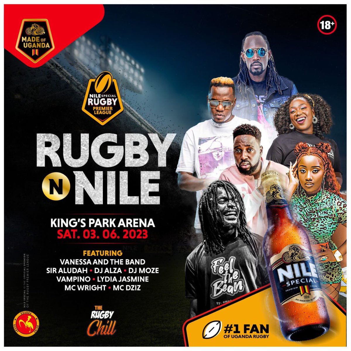 The Rugby Chill is hosting the ultimate celebration for rugby players, fans, and well-wishers. 

Join us at the End of the League Party this Saturday . It's going to be an epic day of sports, music, and fun! Don't miss out!

#mbocha
#Nilespecialrugby
#rugbynNileParty