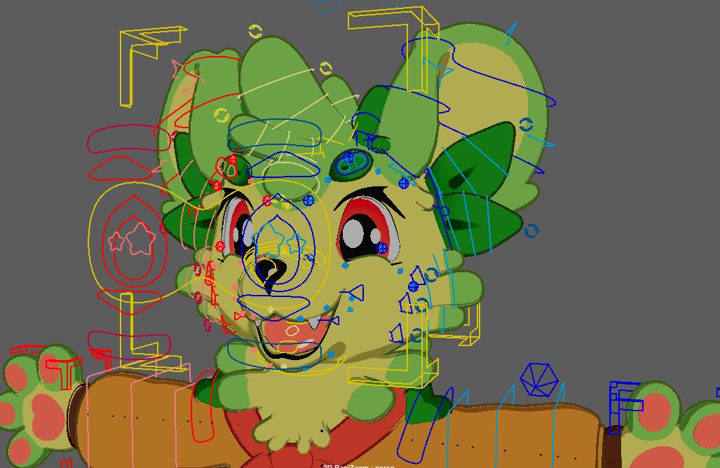 Rifia_Animates's tweet image. Sorry I haven't posted in a while, but he's so happy and adorable and I love him #rigging #3DModel
