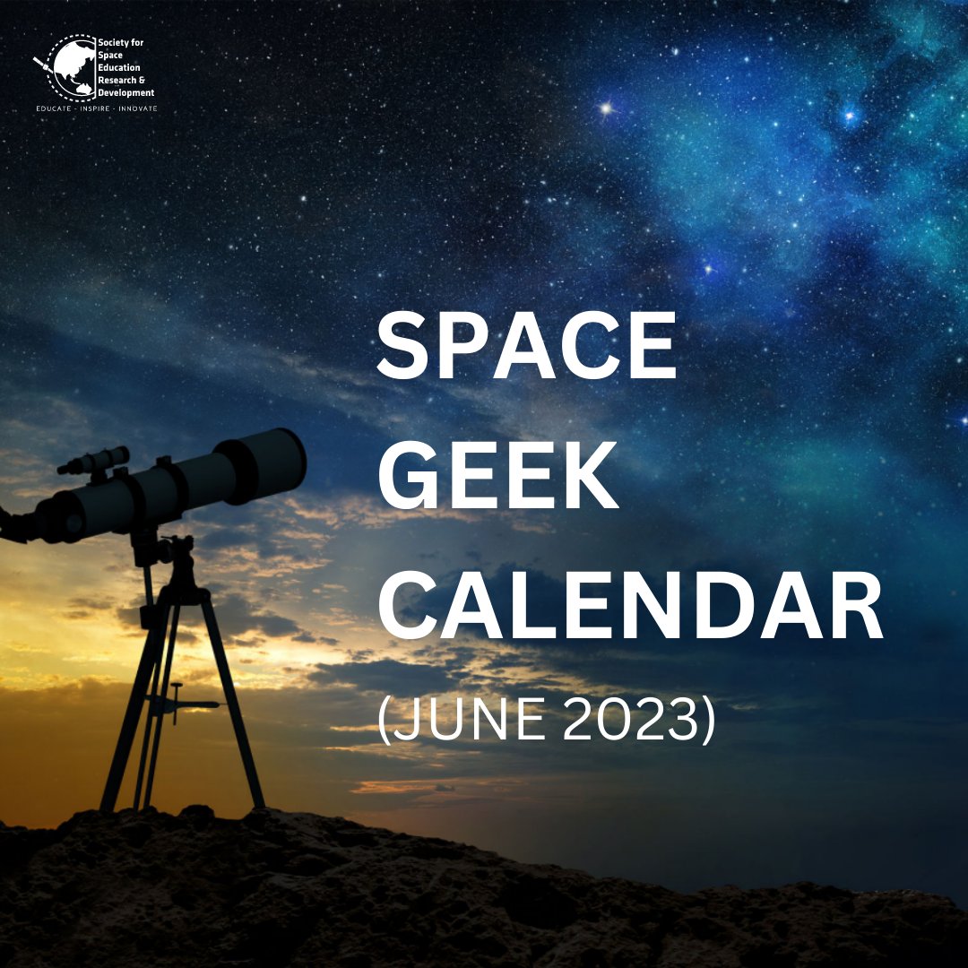 sserd_org's tweet photo. Mark your Calendars 📌 for interesting astronomical events of June 2023!!
.
.
.
.
.
.
.
#sserd #spacegeekcalendar #spaceexploration #fullmoon #moon #partiallunareclipse #planets #earth #sun #lunareclipse #moonsaturn #conjuction #jupiter #venue #mercury #strawberrymoon #jupiter https://t.co/OZ3MuEE0Fd