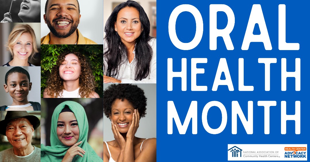 Community Health Centers provide more than 3.5 million teeth cleanings annually. #OralHealthMonth is the perfect time to schedule your routine cleaning! #ValueCHCs  #FQHC