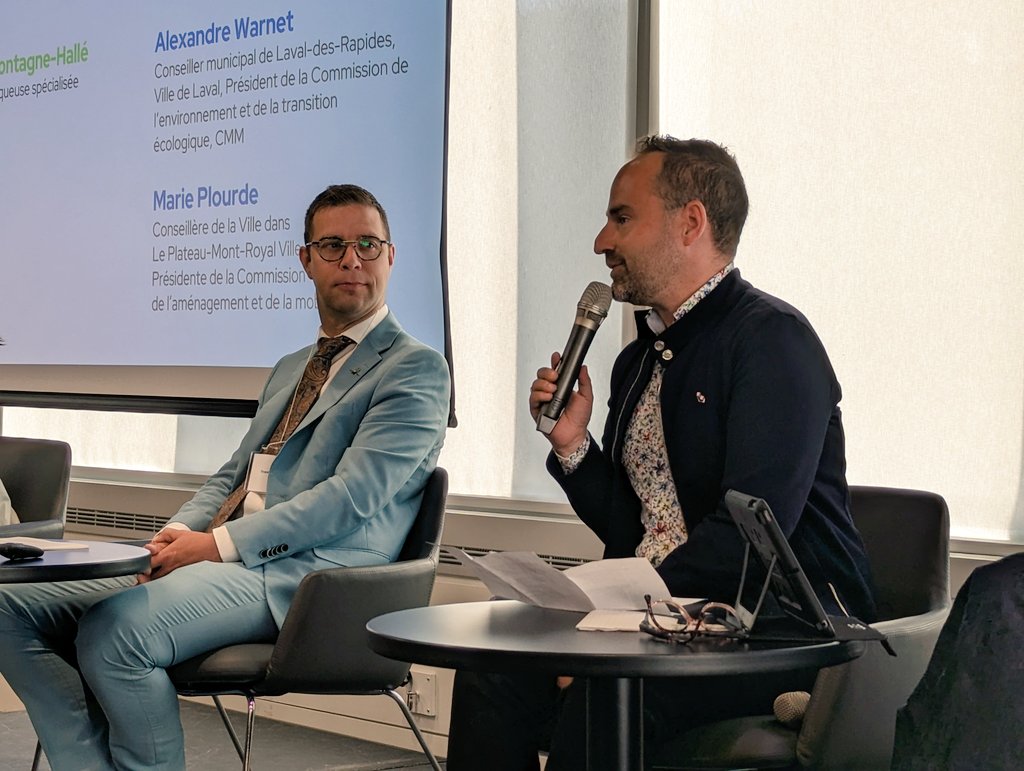 Alexandre Warnet, président de la commission de l'environnement et de la transition écologique: «Pour la révision du PMAD, on va étudier le principe de zéro artificialisation nette, donc que si on minéralise un mètre carré, il faut en déminéraliser un autre» #RDVstationnement