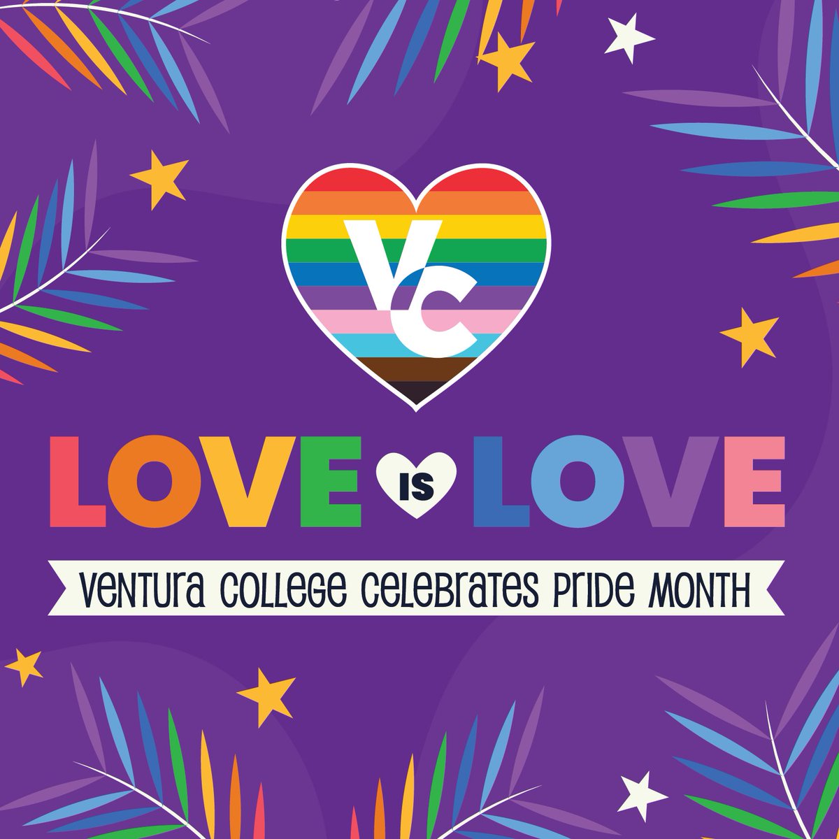 LOVE is LOVE 🏳️‍🌈🏳️‍⚧️

#VenturaCollege celebrates #PrideMonth

“When all Americans are treated as equal, no matter who they are or whom they love, we are all more free.” - President Barack Obama