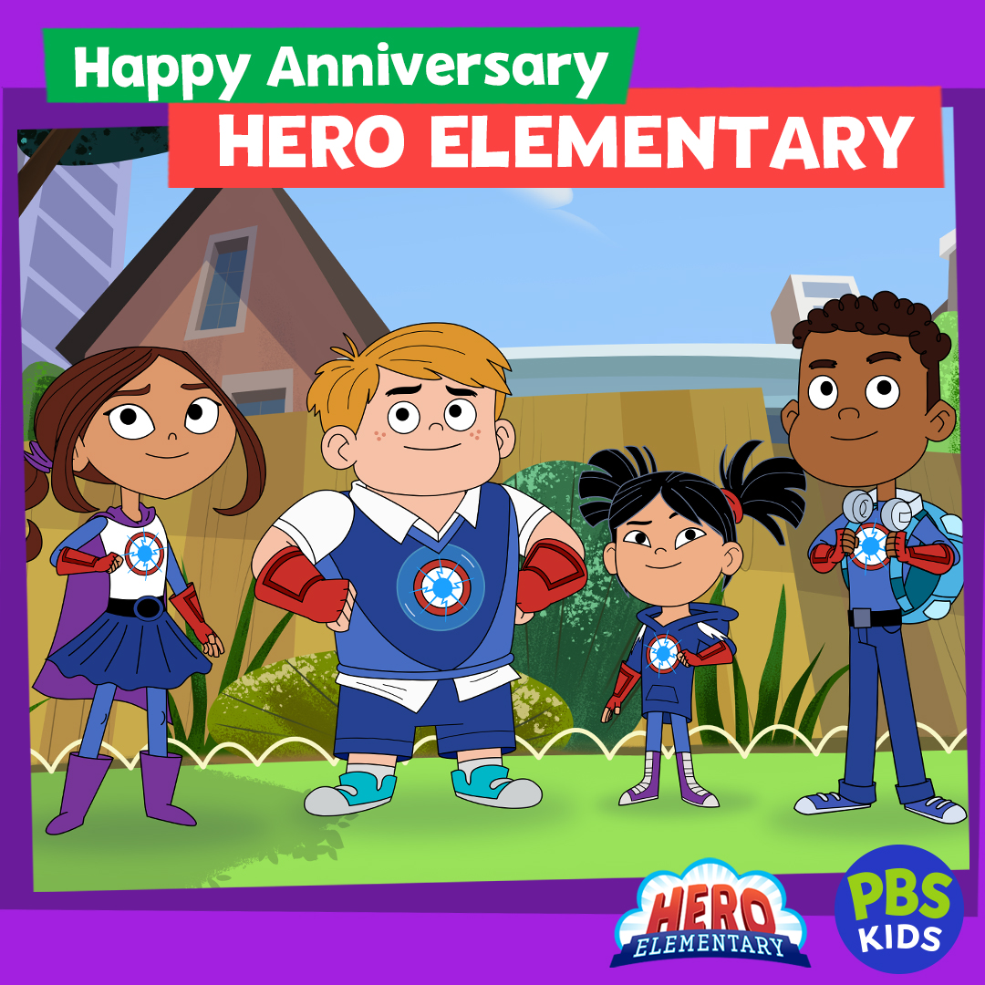 PBS KIDS on Twitter "Happy anniversary, HeroElementary! We joined the