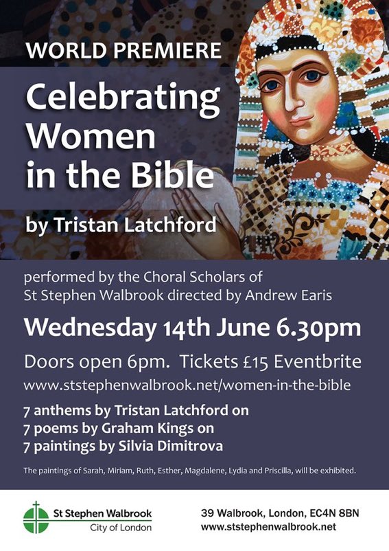 Livestream YouTube link of this world premiere concert @StStephenEC4N 14 June 2023, 6.30pm (UK time) - also available afterwards: youtube.com/watch?v=D3a8g8… Concert tickets: eventbrite.co.uk/e/world-premie… Film details:  grahamkings.org/ponderings/15-… #music #art #poetry #theology