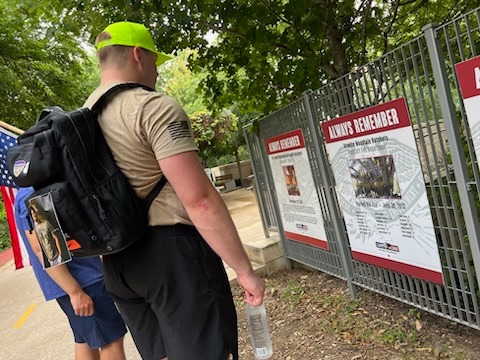 Very proud of <a href="/walkerparks64/">walker</a> - he spent his Memorial Day supporting <a href="/ATF_Tribe/">Adaptive Training Foundation</a> in Dallas! 

Purpose-driven #NIL!