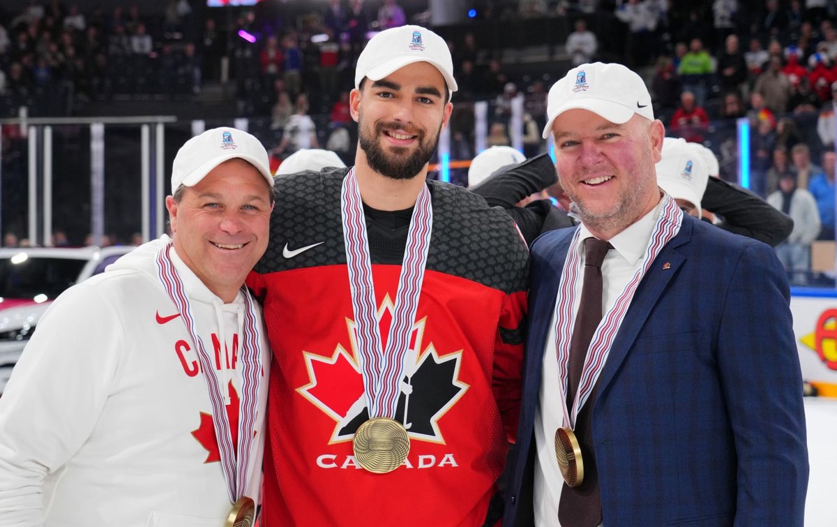 #IIHFWorlds x #LGRW 

Congrats on GOLD, boys! 🥇