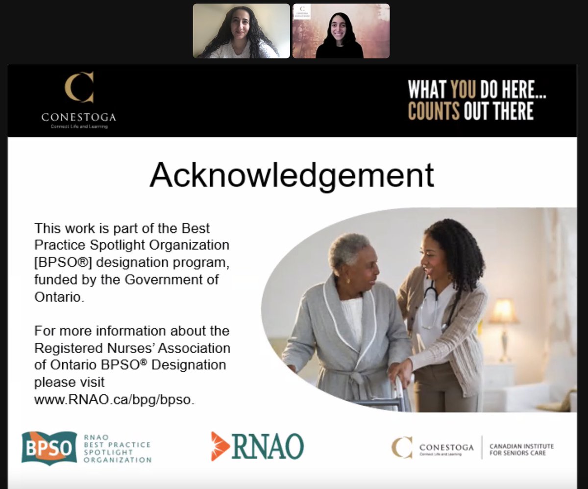 @CDNinstitute team members <a href="/LSheiban/">Linda S</a> and Fateema Kassam present on #ConestogaBPSO at <a href="/ConestogaC/">Conestoga College</a> annual E3 conference <a href="/RNAO/">RNAO</a>.

#BestPractice #inclusivity