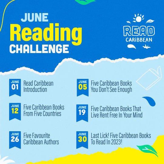Happy June! Happy #readCaribbean month! Happy Caribbean Heritage month! Happy birthday month to me!

I am looking forward to celebrating the multiplicity of #Caribbean stories with all the brilliant bookstagrammers and writers taking part.
