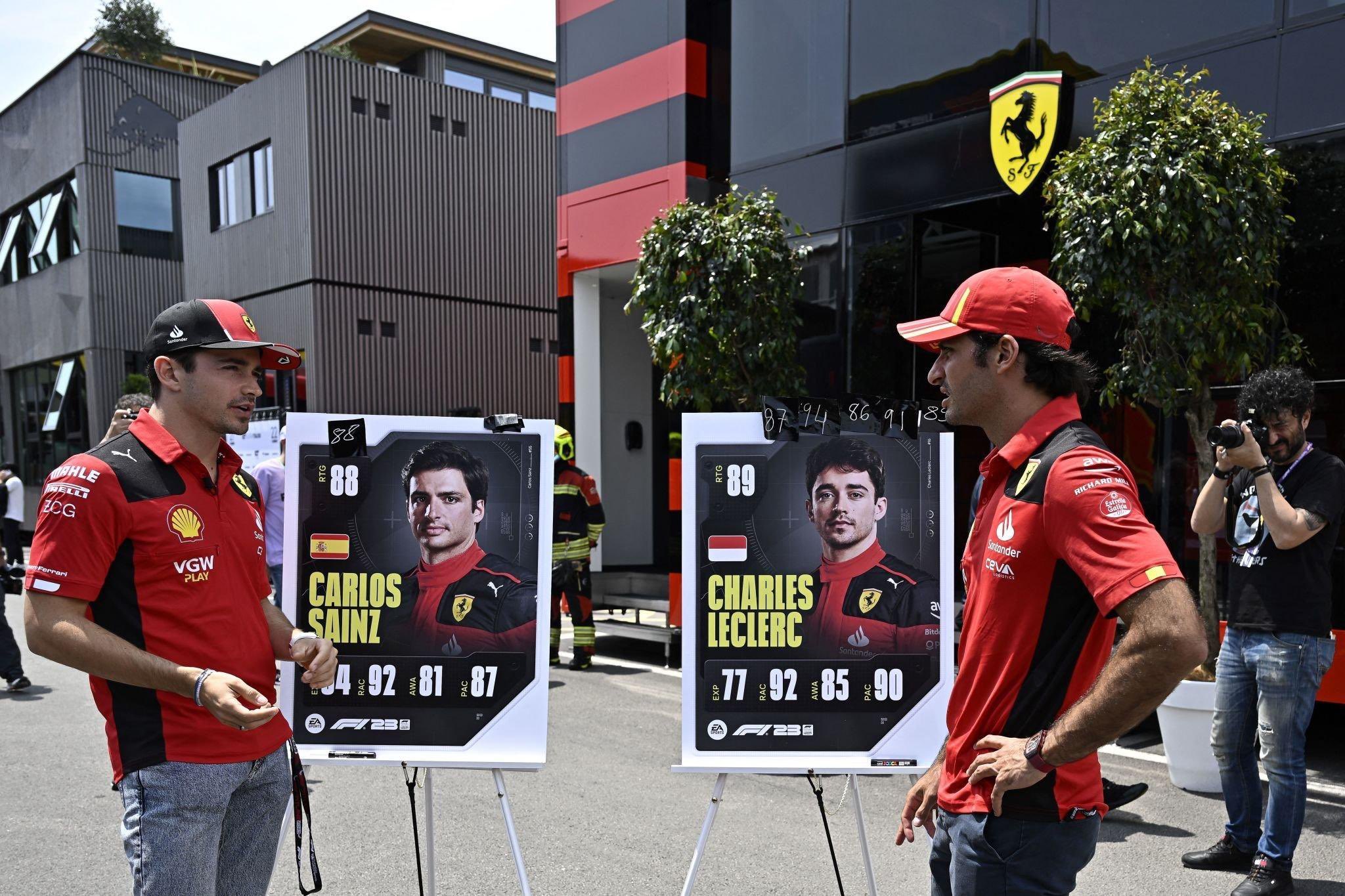 Ferrari News ๐ on Twitter: "The F1 Game ratings for Carlos Sainz and Charles Leclerc ๐ https://t.co/8RXcds9FEZ" / Twitter