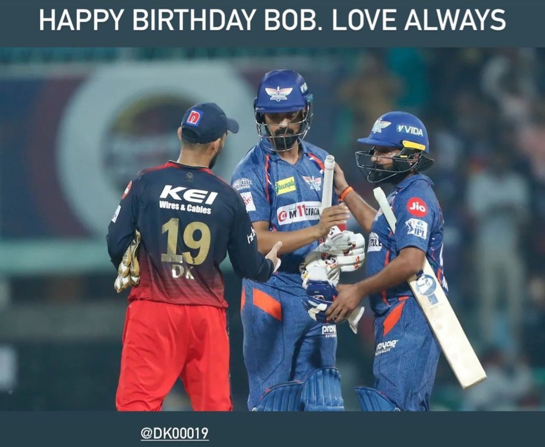 KL Rahul wishes Happy birthday to Dinesh karthik. 