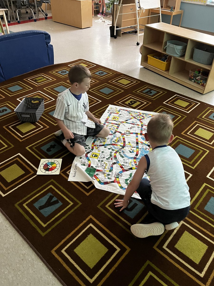 I also found this fantastic board game at a garage sale last weekend. It was too cute to pass up. The kids had a great time collaborating and teaching others how to play the game! @MsMcNiece @MrsJPJohnson